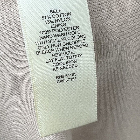 Eliza J Ivory Cream Lace Overlay Sheath Dress Size 8 Bell Sleeves - Picture 14 of 14